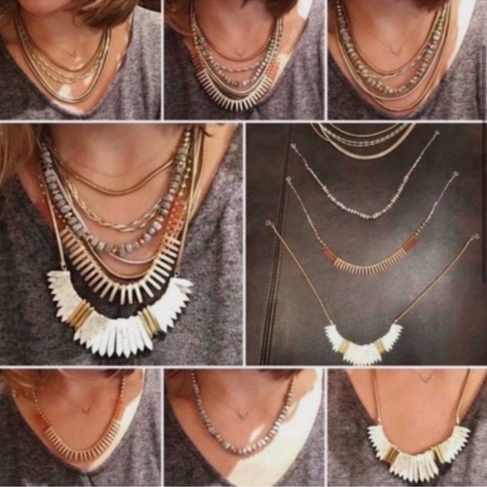 Stella & Dot Ezra 7-in-1 Statement Necklace